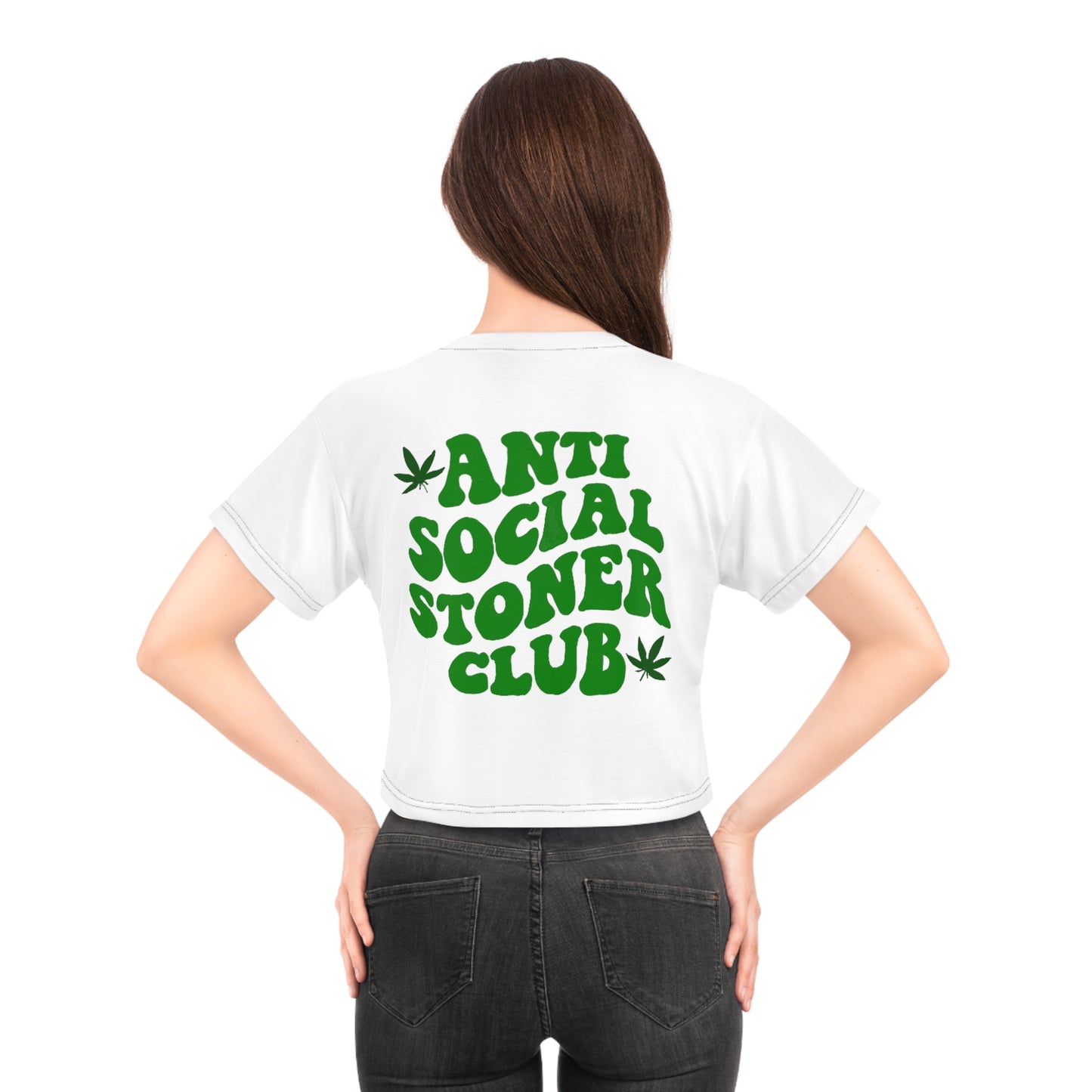 Anti Social Stoner Club Cropped Tee