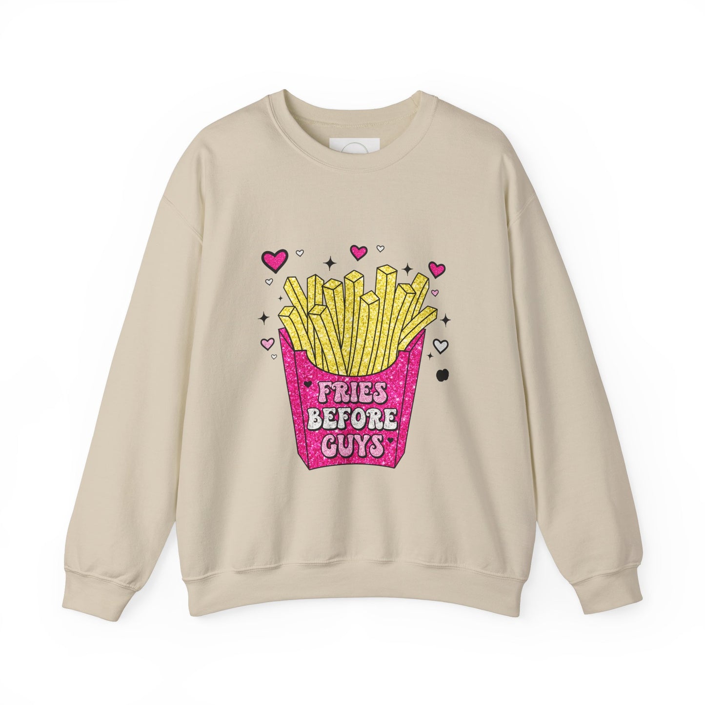 "Fries Before Guys" Crewneck Sweatshirt