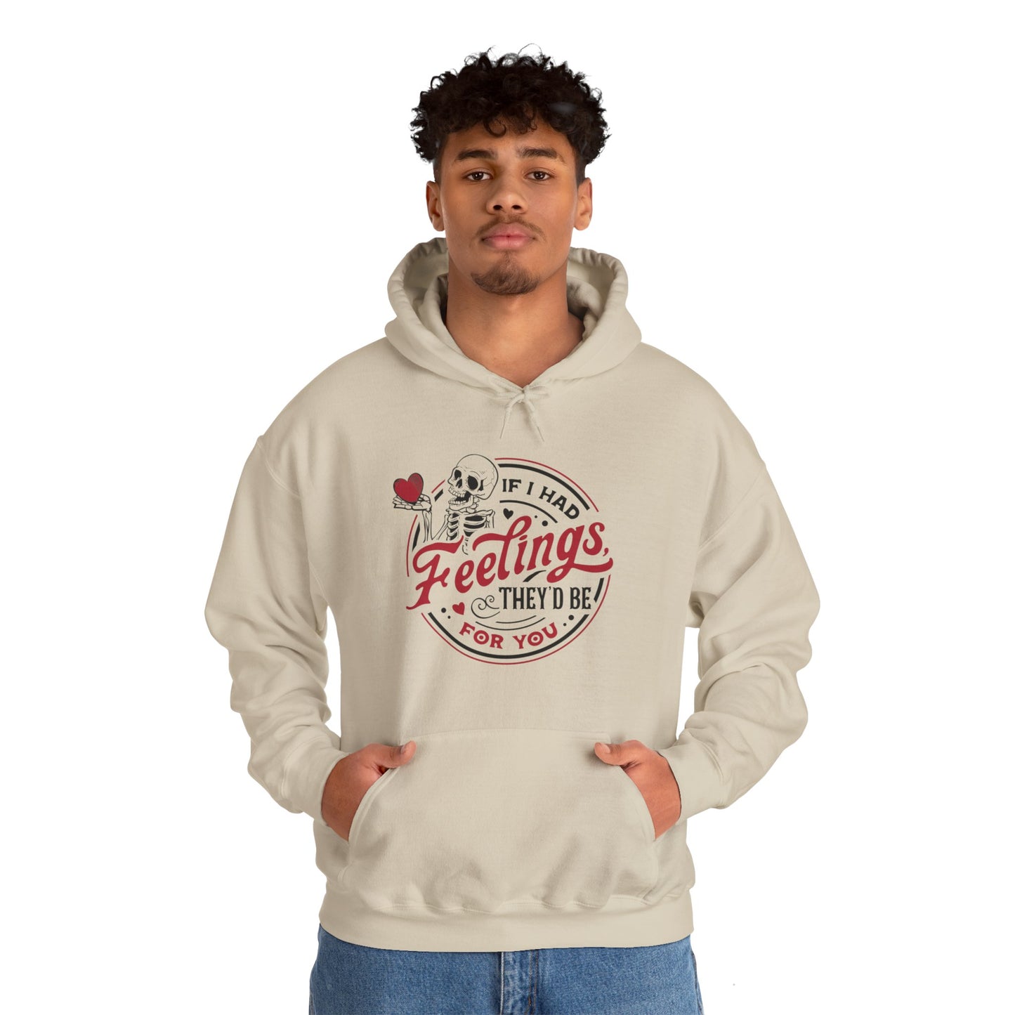 "Feelings for you" Hooded Sweatshirt