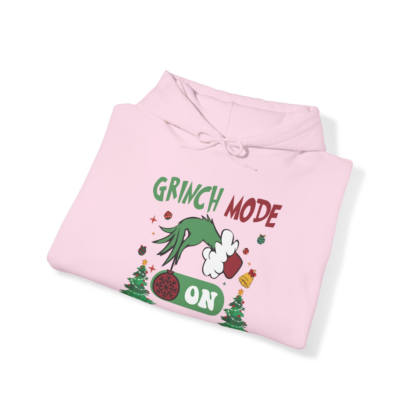 "Grinch Mode ON" Hooded Sweatshirt