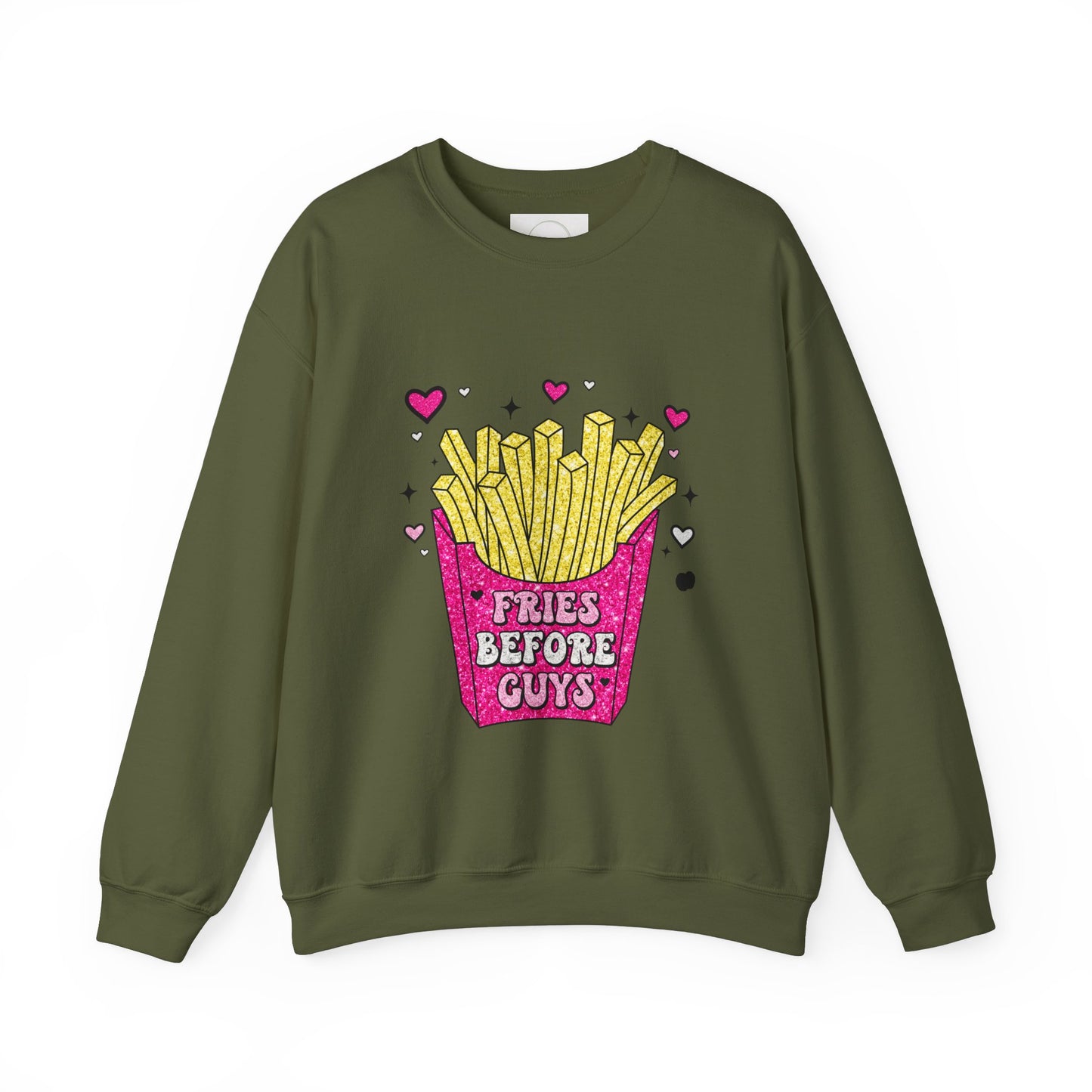 "Fries Before Guys" Crewneck Sweatshirt