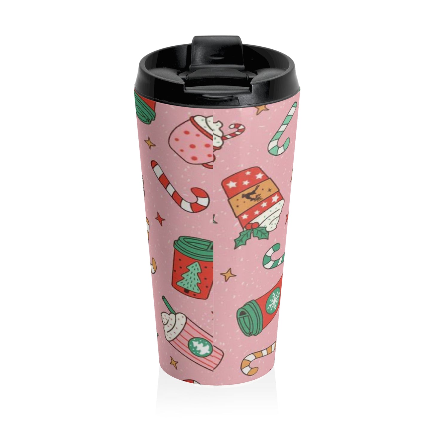 “Holiday Sweets” Stainless Steel Travel Mug