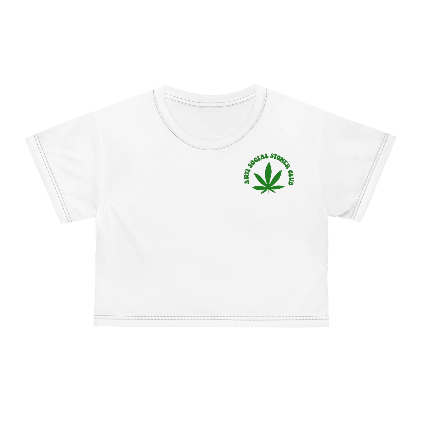 Anti Social Stoner Club Cropped Tee