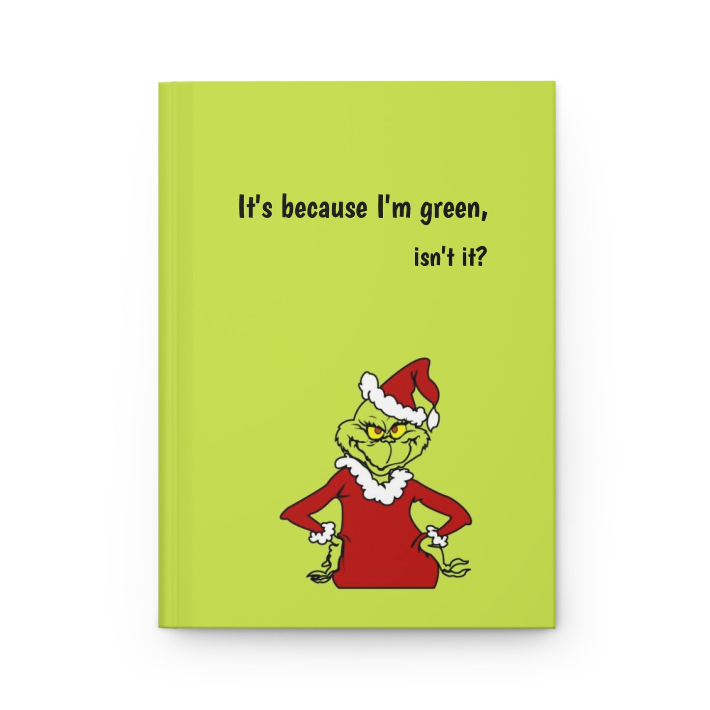 Green Grinch Hardcover Journal