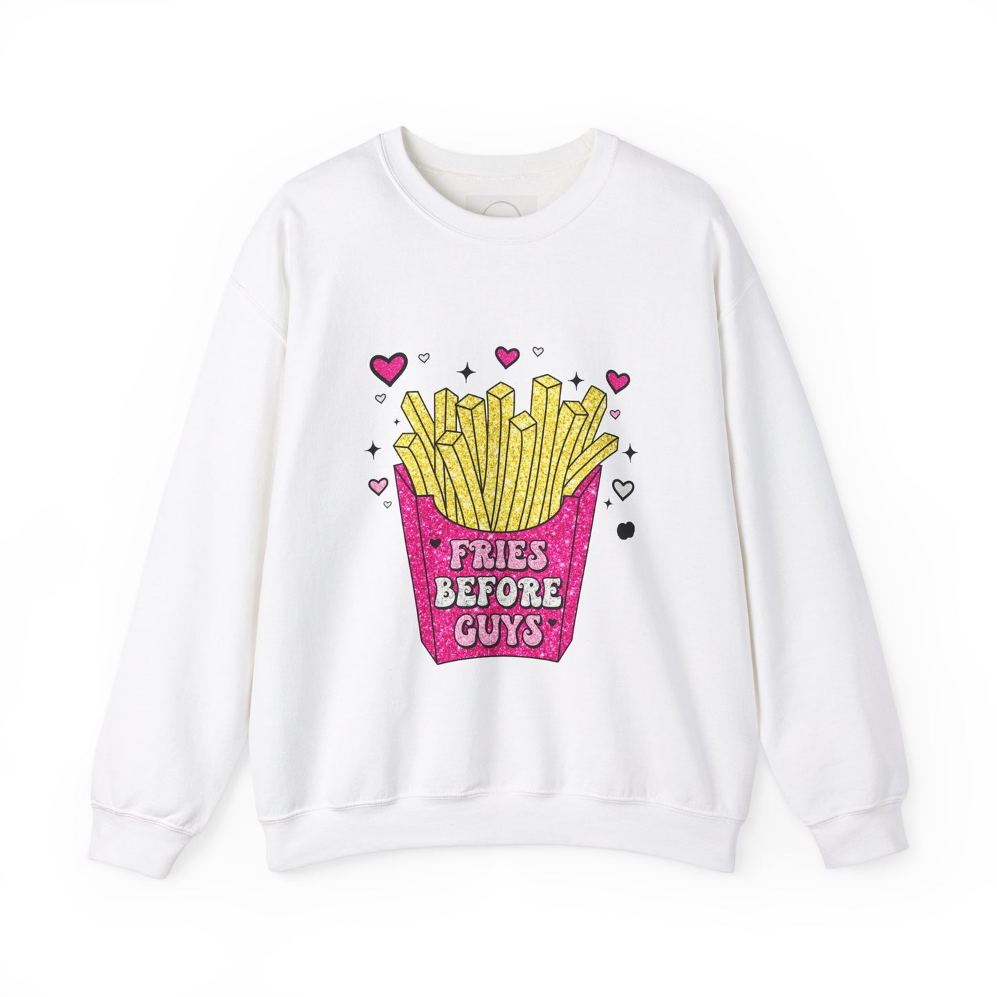 "Fries Before Guys" Crewneck Sweatshirt