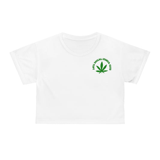 Anti Social Stoner Club Cropped Tee