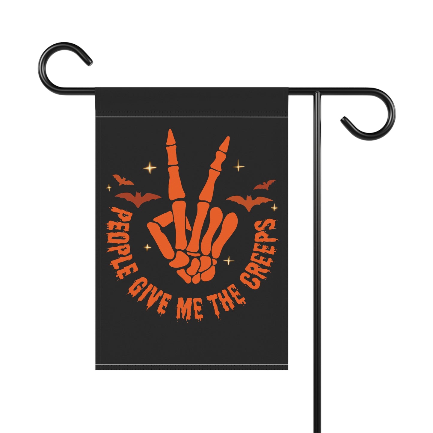 People Give Me the Creeps - Garden & House Banner