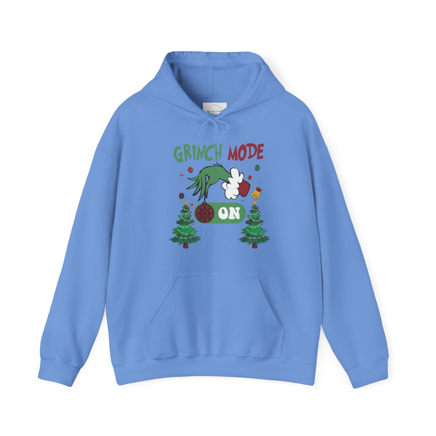 "Grinch Mode ON" Hooded Sweatshirt