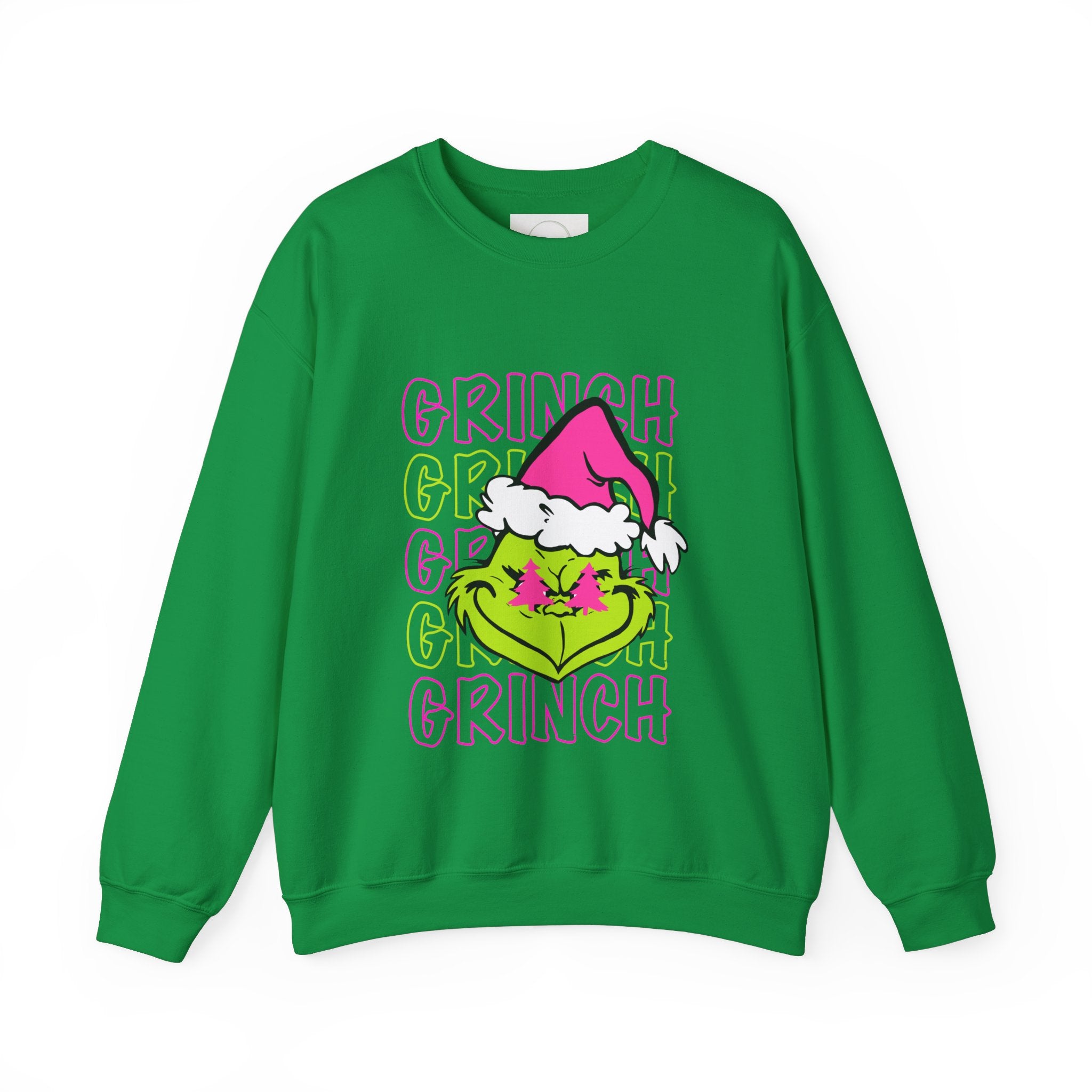 Green best sale grinch sweatshirt