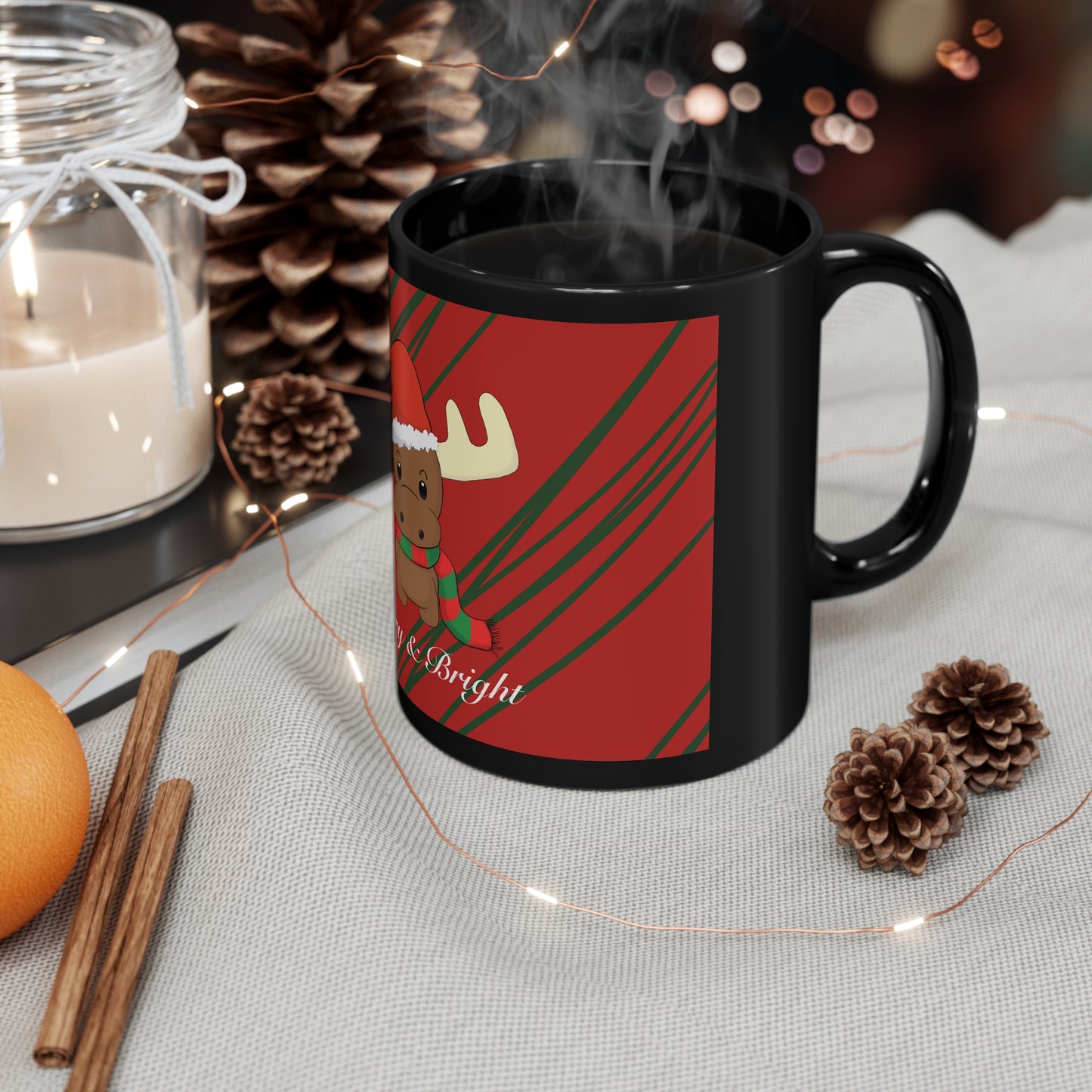 “Merry & Bright” 11oz Mug