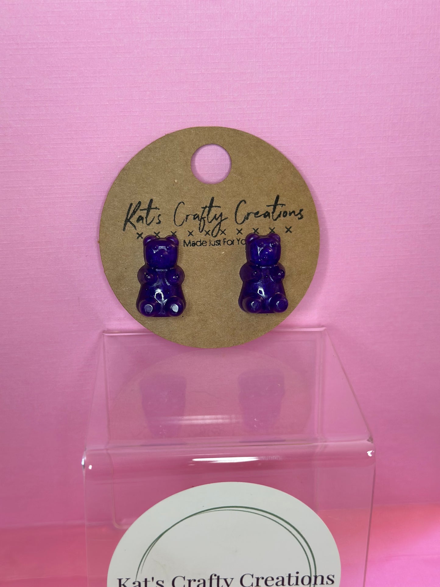 Gummy Bear Stud Earrings