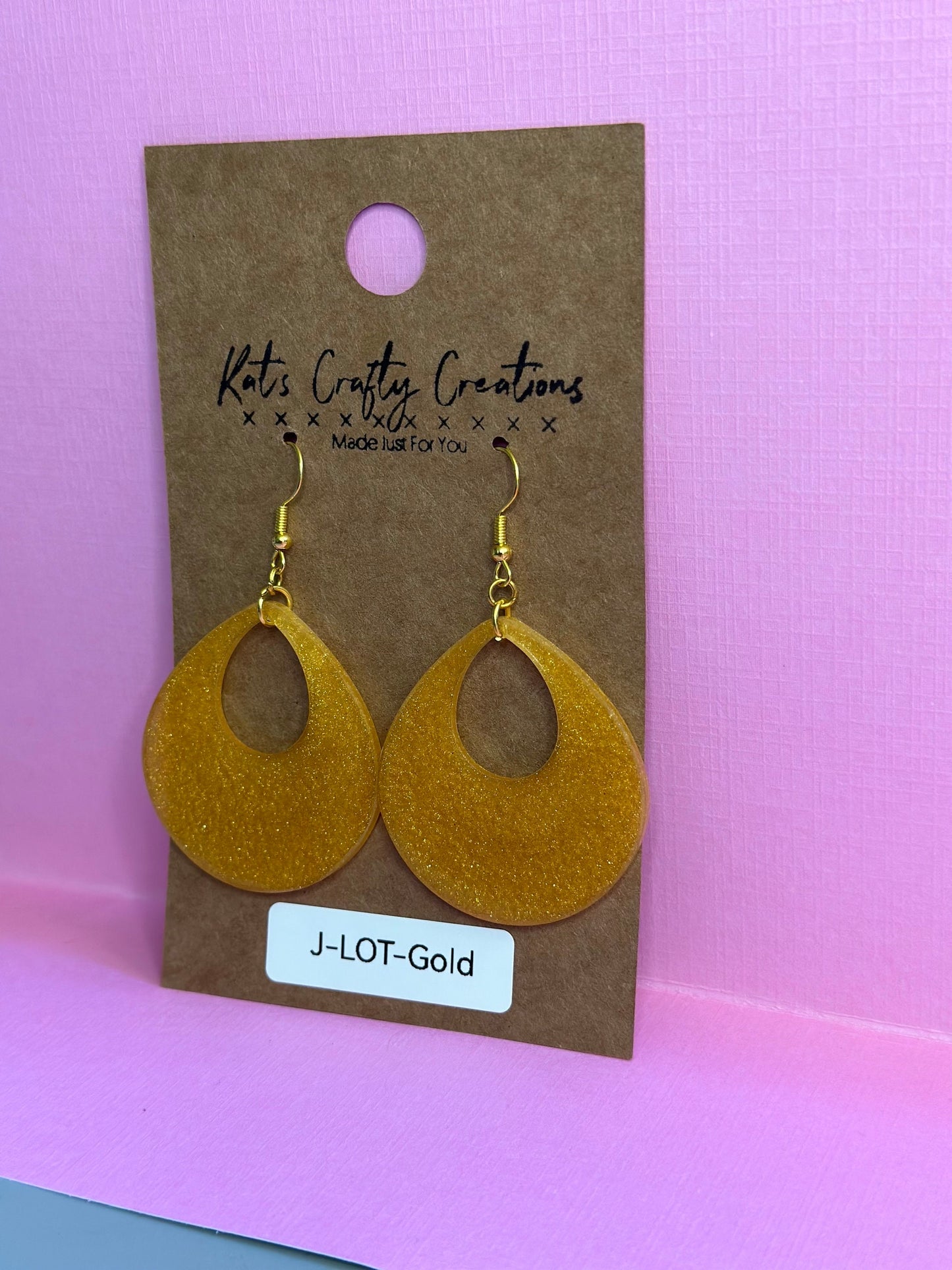 Large Open Teardrop Earrings